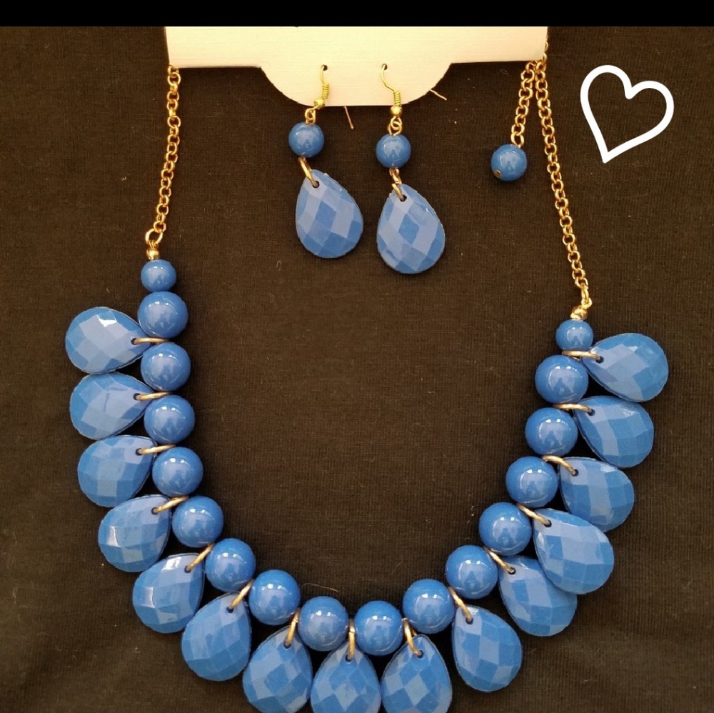 Matching Necklace and Earrings - Picture 1 of 4